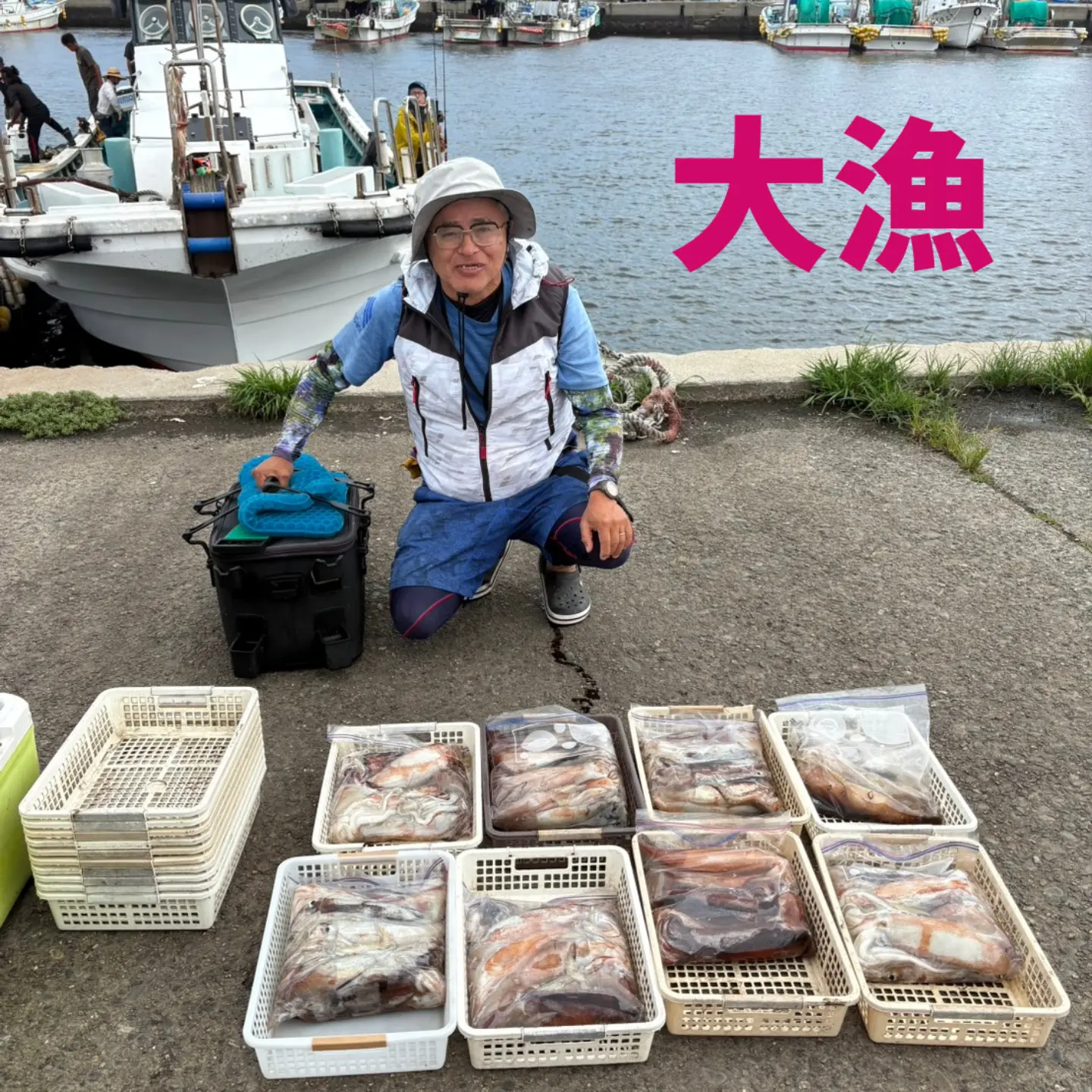 スルメイカ釣り