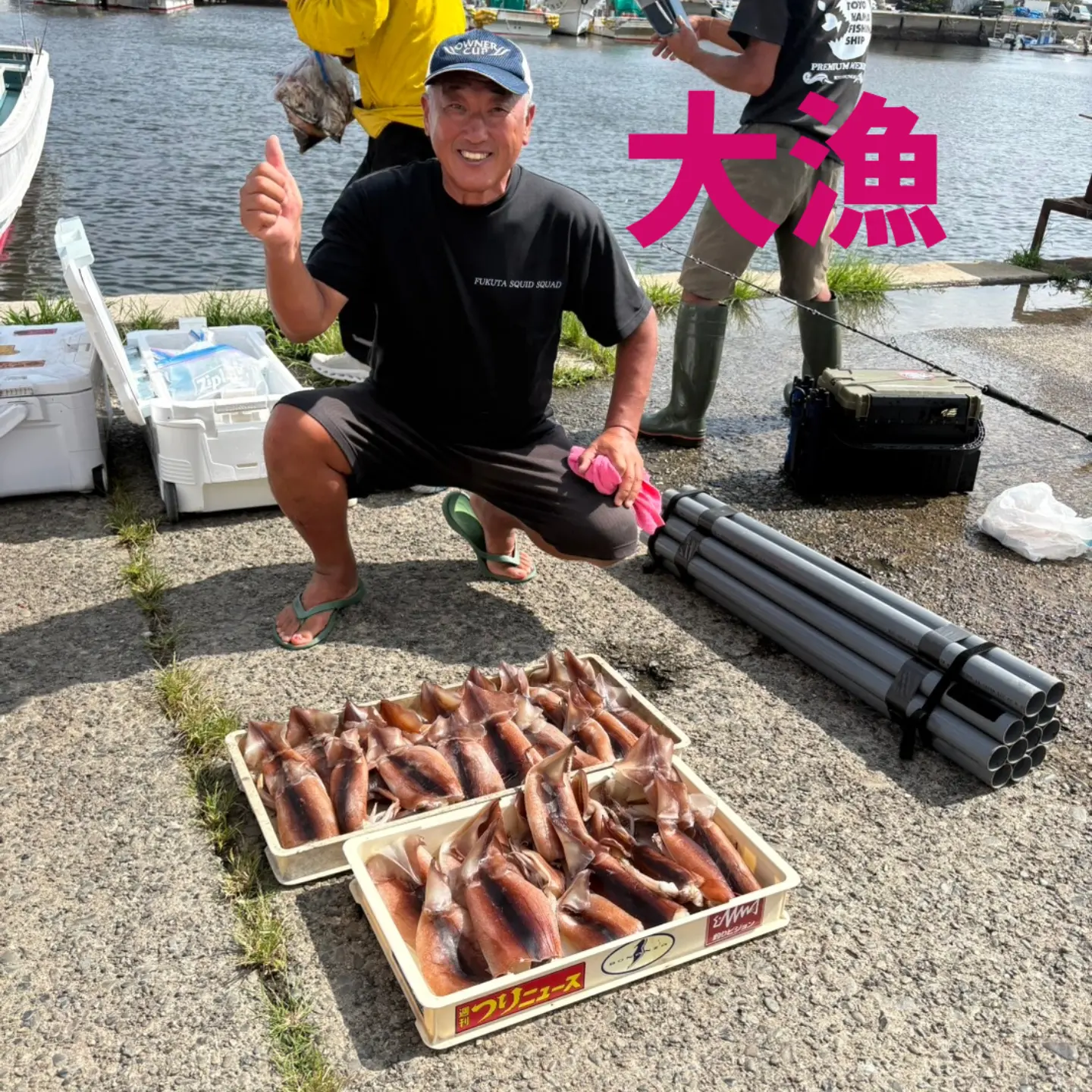 スルメイカ釣り