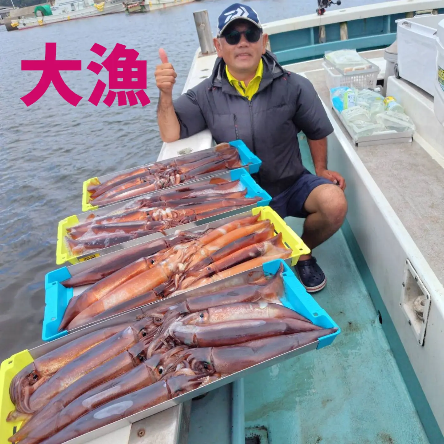スルメイカ釣り