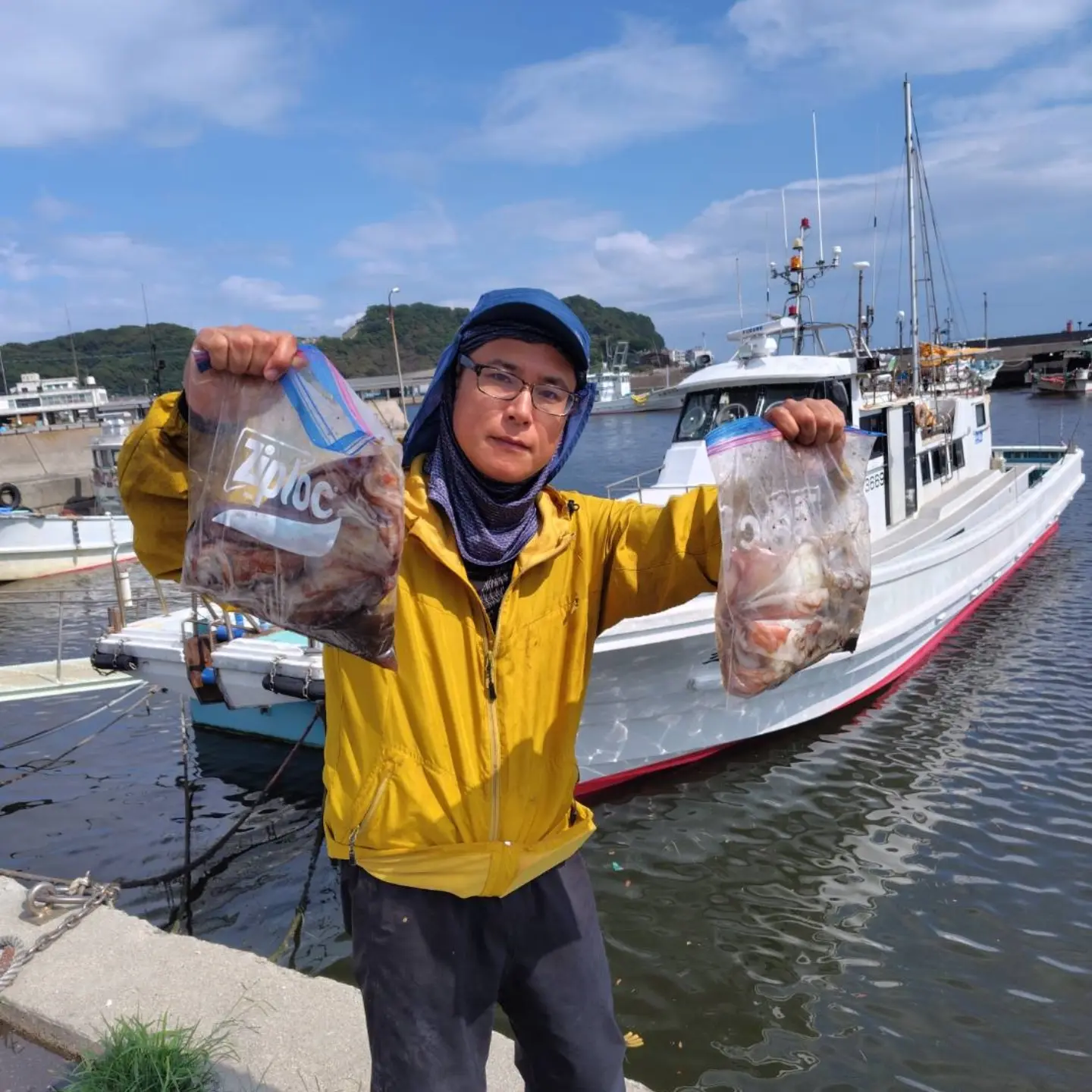 スルメイカ釣り