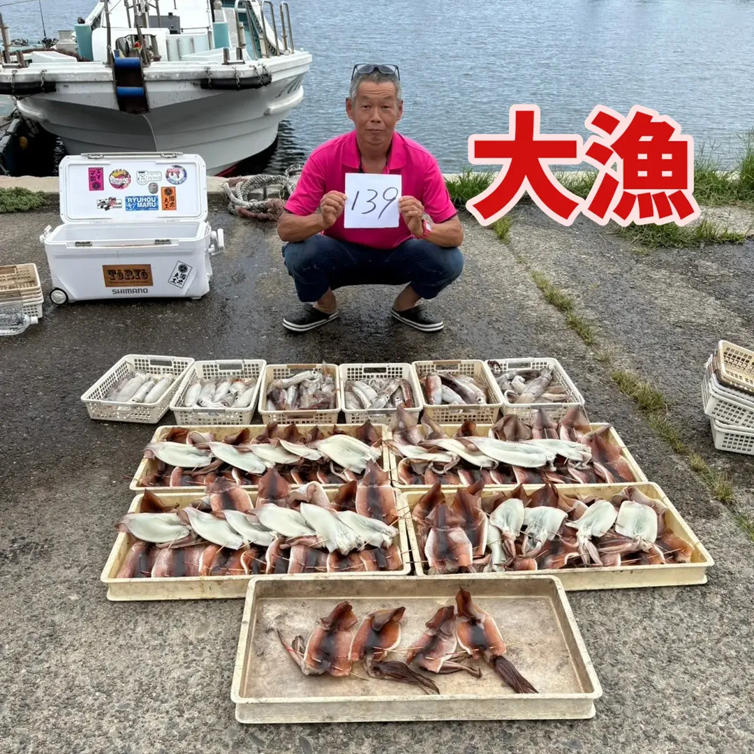 スルメイカ釣り