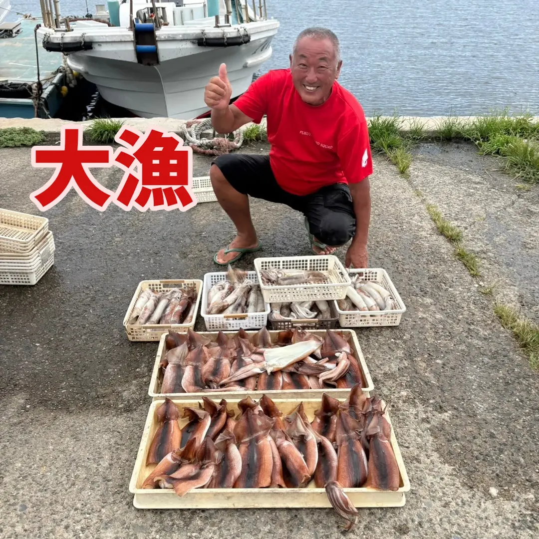 スルメイカ釣り
