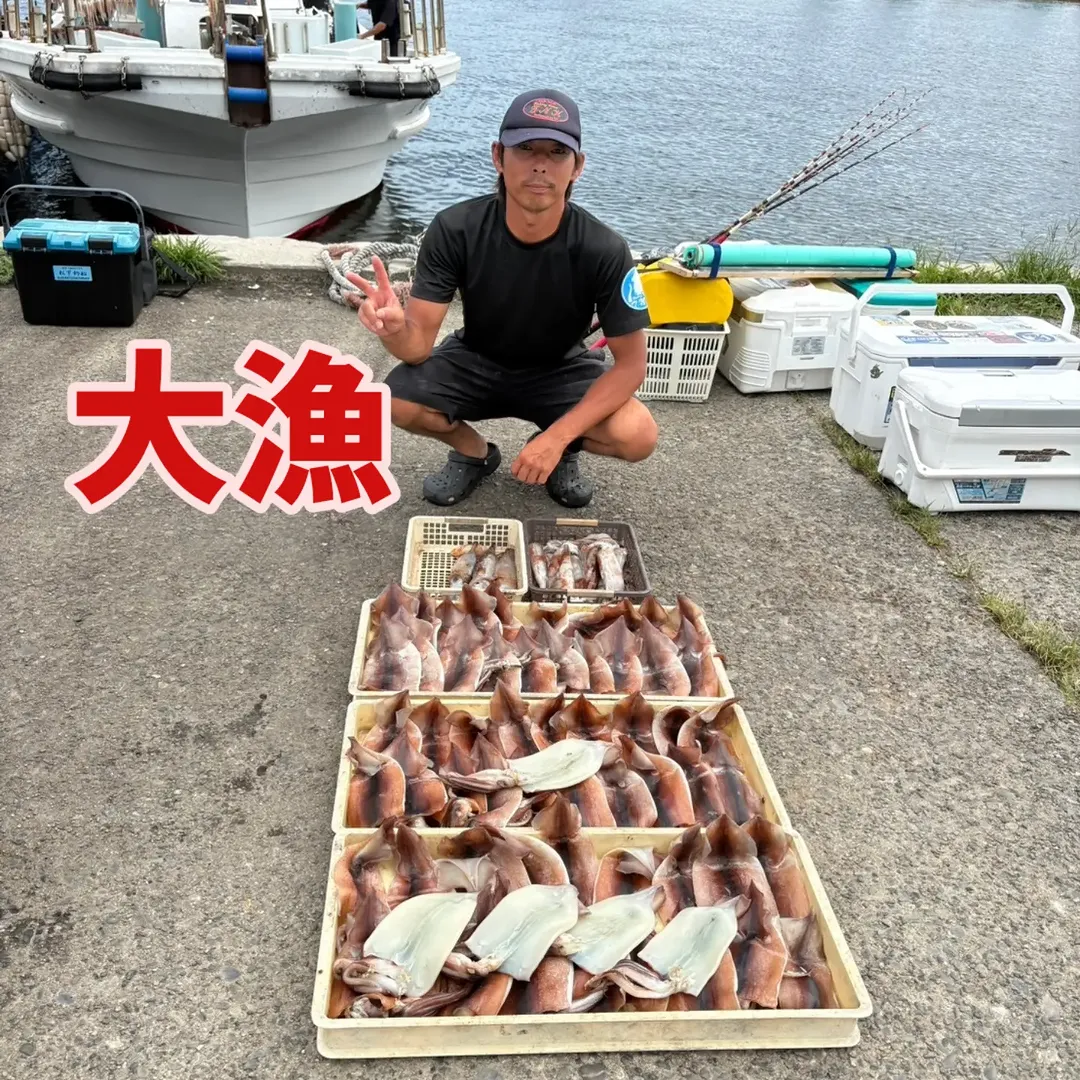 スルメイカ釣り