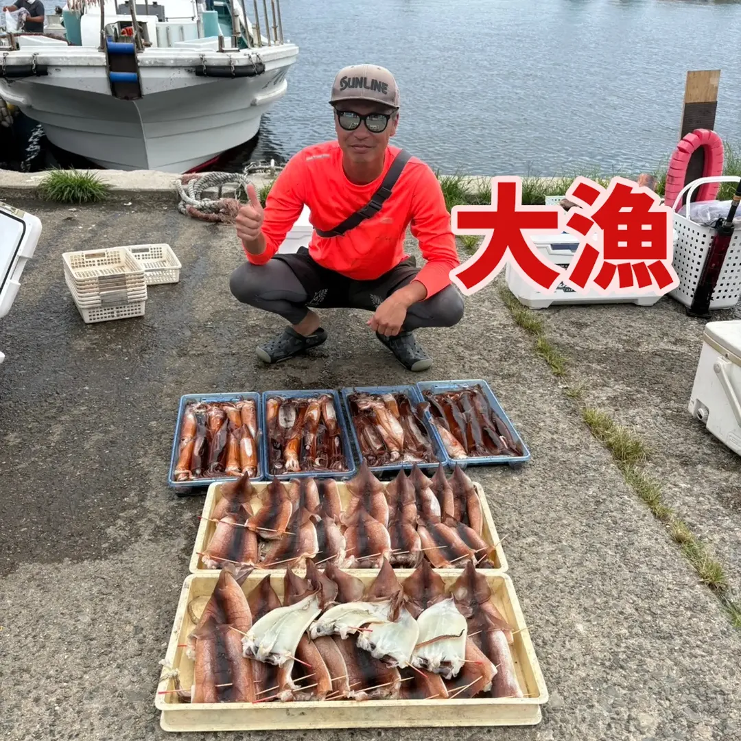 スルメイカ釣り