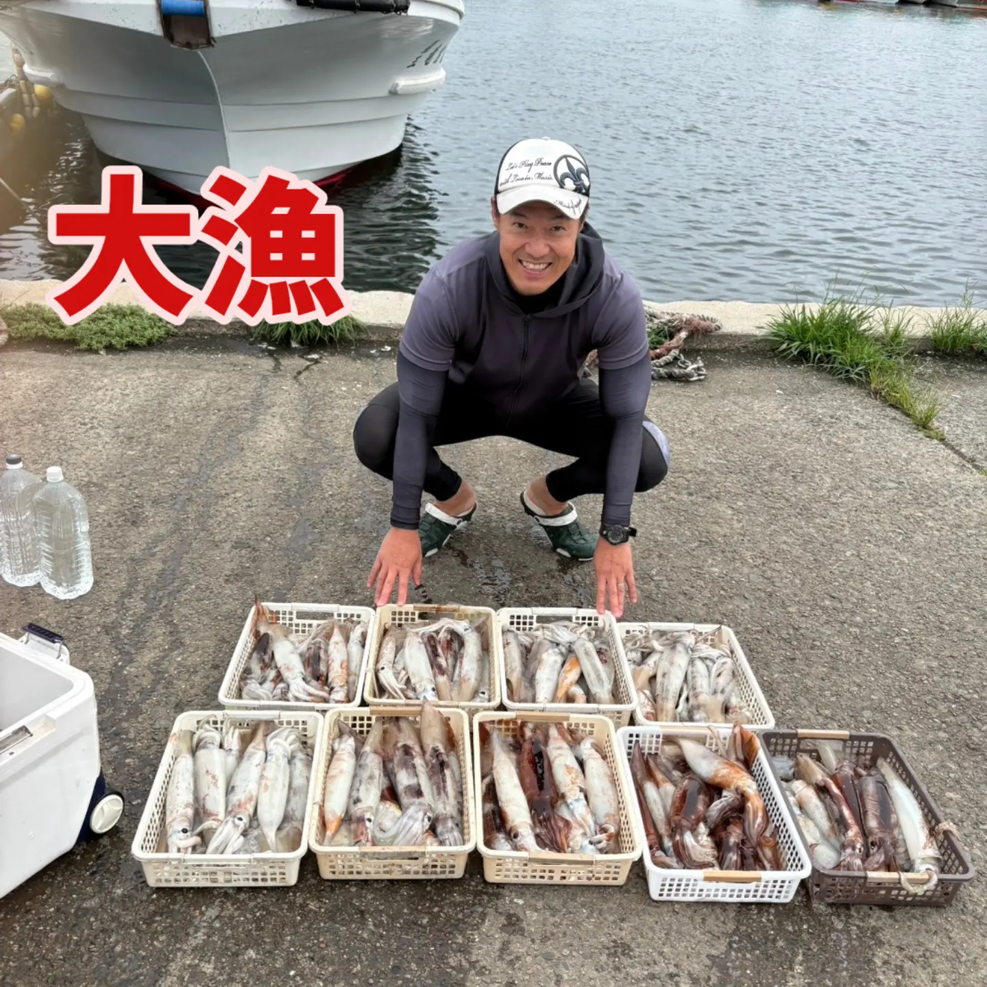 スルメイカ釣り